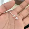 Pendientes de Nudo Ruyi para Mujer 2025 Nuevos Tornillo para Cartílago de Oreja Pendientes de Moda Versátiles Joyería para Orejas Lujo Ligero Sensación de Gama Alta Venta al por Mayor