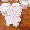 Novo bonito bonito coelho hairpin grab clipe cartão de papel DIY urso dourado cocar elástico acessórios embalagem papelão atacado