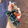 Criativo mini Harley motocicleta chaveiro liga dos desenhos animados pull-back carro brinquedo modelo pingente pequenos presentes atacado