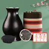 Tarro de Moxibustión Flor de Durazno para Belleza Facial, Cerámica de Arcilla Púrpura Gua Sha Tarro de Moxibustión Portátil, Tarro Dragón de Fuego para Uso en Casa, Salón de Belleza