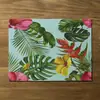 Manteles Individuales de Lino Más Vendidos de Amazon Transfronterizo Florales Decoración para Fiesta Navideña Antimanchas Aislantes Manteles para Mesa Suministros para el Hogar