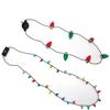 Collar Navideño Cool Lester Collar de Linterna Pequeña LED Venta Directa de Fábrica Collar Destellante de Cuenta de Piña Galvanizada