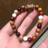 Pulsera de Múltiples Cuentas Hecha de Madera con Buey Tallado, Simbolizando Darle la Vuelta a las Cosas, Doce Signos del Zodiaco, Cuentas de Palo de Rosa para Hombres y Mujeres, Pulsera, Colgante para Coche