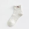 Envío Gratis Calcetines Algodón de Punto para Mujer con Volantes Calcetines Cortos Primavera y Verano Nuevo Malla Encaje Algodón Peinado Transpirable Absorbente de Sudor