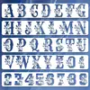 Template de Pintura Recortado com 36 Letras Digitais Amazon Transfronteiriço Molde Auxiliar para Cópia de Imagem DIY, Fricção e Impressão