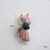 Estilo Floresta Gato Urso Retro Boneca Fofa Bordado Pônei Artesanal Estilo Artístico Enfeites Decorativos Acessórios