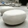 Banqueta em Forma de Ovo de Ganso UHPC Cadeira de Descanso Multipessoa para Parque Assento de Característica de Paisagem de Concreto Fonte Fabricante