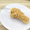 Simulação Perna de Frango Batatas Frias Perna de Frango Frito Modelo de Perna Simulação Asas de Frango Chaveiro Comida Play Pingente Frango Arroz Flor Nugget de Frango Cross-border