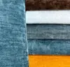 Tela de chenilla para sofá, Tela gruesa de color sólido, Funda de terciopelo para sofá, Tela para cojines, Venta al por mayor de fabricante en stock