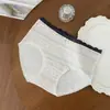 9957 # Algodón Jacquard con Color de Contraste, Borde Fruncido, Lazo, Entrepierna Antibacteriana 10A, Calzones de Verano Finos para Mujer