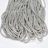 En Stock Cuerda de Algodón Cubierta con Pedrería Blanca 4-6mm Correa Adhesiva de Pedrería Completa Decoración de Lazo para Mujer Cordón de Pantalón Accesorio para Cordones