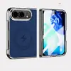 Adecuado para el teléfono Apple Duo, este estuche plegable todo en uno para iPhone Duo cuenta con protección contra caídas, electrochapado, adsorción magnética y un diseño ultrafino y minimalista