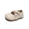 Zapatos Rojos de Piel para Niñas Estilo Nuevo Primavera 2026, Zapatos de Princesa Suaves para Bebés, Zapatos de Princesa Retro para Niños Pequeños y Medianos, Modernos