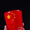 Adesivos Refletivos para Carro Adesivos Patrióticos Bandeira Vermelha Cinco Estrelas China 3D Estéreo Luminoso de Aviso Bloqueio Adesivos para Arranhões