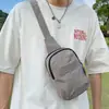 Bolsa de Peito Estilo Japonês para Homens e Mulheres 2025 Nova de Verão Mini Mochila Bolsa Transversal Casual de Rua Versátil Bolsa para Celular Tendência