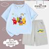 Roupas Teletubbies Camiseta Infantil Manga Curta Algodão 2023 Novo Estilo Confortável Estilosa Versátil Top para Crianças Maiores