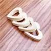 Atacado do Fabricante Cor Natural da Madeira Pequeno Coração Amor Madeira Pedaços Madeira Maciça Desenho Animado Botões de Madeira 19*21mm Suporta Pedidos Personalizados