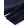 Polo de Punto de Lana con Bloques de Color de Manga Larga para Mujer 2026 Otoño e Invierno Nuevo Diseño Nicho Holgado Adelgazante Top