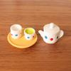 Miniatura de comida y juego de simulación de tetera, taza de té, juego de cocina, joyería de resina, accesorios para casa de muñecas, juego de té, pequeños adornos