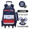 Mochila Escolar con Carrito Estilo Nuevo para Estudiantes de Primaria con Ruedas, Adecuada para Grados 3-5, Gran Capacidad, Impermeable, Mochila que Reduce el Peso con Ruedas para Subir Escaleras