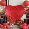 Jiang Qiyuan corte amor confesión de amor globo de amor súper grande Qixi confesión de compromiso foto de celebridad de internet propuesta Estoy seguro