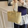 Bolso de Viaje de Gran Capacidad para Mujer 2025 Verano Nuevo Combinable Simple Bolso de Hombro Bolso Tote Coreano de Alta Gama