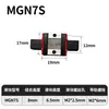 Deslizador de guía lineal de microdeslizamiento pequeño para uso doméstico MGN/MGW7C/9C/12C/15C/7H/9H/12H/15H