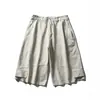 Pantalones Casuales Trendy Lavados Estilo Retro Americano Rumei Ropa de Trabajo para Exteriores Verano Sueltos para Pareja Pierna Recta Pantalones de Cinco Puntos