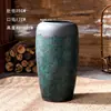 Jarrón Grande de Pie de Cerámica Jingdezhen, Decoración Estilo Wabi-Sabi Vintage Desgastado, Adorno para Arreglo Floral de Estudio de Hotel, Envío Gratis