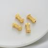 Sha Jinqiang Corona Conservadora del Color Linterna Hueca Cuentas Redondas Hierba de Cuatro Hojas Flor de Loto Xiangyun Ruyi Cuenta Accesorios para Joyería DIY