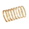 Pulseira de titânio dourada estilo europeu e americano para mulheres, aço inoxidável, leve, luxuosa, de alta qualidade, moda de nicho e com zircônia cúbica