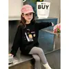 Camiseta de Manga Larga para Niña 2026 Nuevo Estilo Otoño para Niños Mayores, 100% Algodón Puro, Top Casual, Elegante