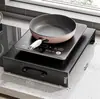 Prateleira de Armazenamento para Cozinha Tampa de Fogão a Gás de Aço Carbono Utensílios de Cozinha Suporte para Tampo de Fogão a Gás Fogão de Indução Prateleira de Bancada