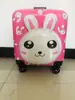 Maleta de ruedas para niños al por mayor caja de cabina de dibujos animados 18 pulgadas equipaje lindo rueda universal caja de regalo Caja de contraseña para niños