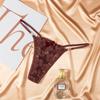 Nueva Ropa Interior Sexy de Encaje de Cintura Baja para Mujer Pura Sexo y Sexo Tanga para Mujer Ligera Transpirable Ropa Interior T para Mujer