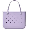 Esencial de verano estilo vacacional bolsa de playa eva bolsa con agujeros para natación al aire libre compras bolso de mano pequeño y fresco Corea del Sur