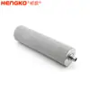 Elemento de Filtro Sinterizado de Metal para Separar Impurezas de Partículas Sólidas en Gas, Filtro Poroso de Acero Inoxidable Sinterizado para Polvo