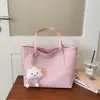 Bolso Casual para el Trayecto Diario de Mujer Gran Capacidad Nuevo Otoño 2026 Bolso Tote Estilo miu Estudiante Universitario Bolso de Hombro Único de Moda para Mujer