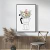Pintura decorativa moderna nórdica para sala de estar pintura simples em tela para restaurante pintura para varanda pintura para corredor núcleo de pintura a jato de tinta HD atacado