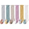 Calcetines para Bebé Otoño e Invierno Nuevo Algodón Clase A Bebé Dibujos Animados Vellón Coral Engrosado Cálido Calcetines hasta la Rodilla