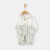 Macacão de Verão para Bebê Algodão Ice Oxygen Masculino e Feminino Roupa Fina de Verão com Ar Condicionado para Bebê Roupa de Engatinhar para Recém-Nascido