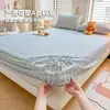 Sábana bajera nueva estampada, una pieza, grado A, apta para bebés y niños pequeños, cubre completamente la cama, protector de colchón, sábana, ropa de cama