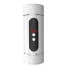 Tise Doble Agujero Masculino Vibrante Adulto Portátil Juguete Sexual Masturbador Completamente Automático Emisor de Sonido Taza de Avión