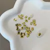 4X6Mm Uñas Largas Octagonales Super Brillantes Fondos Planos Forma Irregular Diamantes de Imitación Rectangulares Diamantes de Imitación para Uñas Vidrio para Uñas Decoraciones DIY