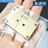Película Electrostática de PVC Película para Empaque de Joyería Pulsera Dorada Reloj Collar Joyería Adsorción Electrostática Sin Pegamento Autoadhesivo Sin Pegamento
