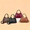 2026 Venda Quente Transfronteiriça Bolsa de Maternidade Europeia e Americana Nova Bolsa de Ombro Grande Capacidade Feminina Bolsa Transversal Moda Retrô