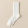 Meias Masculinas Meias de Algodão de Inverno Masculinas Meia Cano Médio Toalha Forradas com Lã de Inverno Meias Grossas Super Quentes Outono e Inverno meias de terry