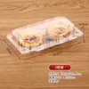 Caixa Tampa Plástica Transparente Descartável Caixa de Conservação de Frutas e Legumes Caixa de Embalagem para Torta de Frutas Ovo Tarte Caixa para Pão Sushi Confeitaria