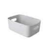 Cesta de Armazenamento Simples de Plástico Transfronteiriça Doméstica de Mesa Organizador de Cosméticos e Diversos Caixa com Alça Caixa Atacado
