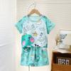Pijamas de Verano para Niñas del Sudeste Asiático para Niños de Manga Corta Finos 2024 Nuevo Traje de Verano para Niñas Ropa para el Hogar